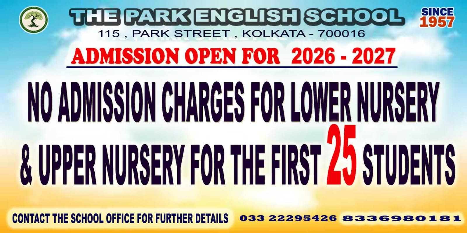 new admission 2026-27